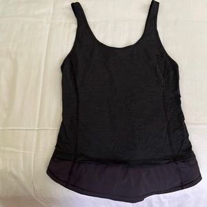 Lululemon black tank top